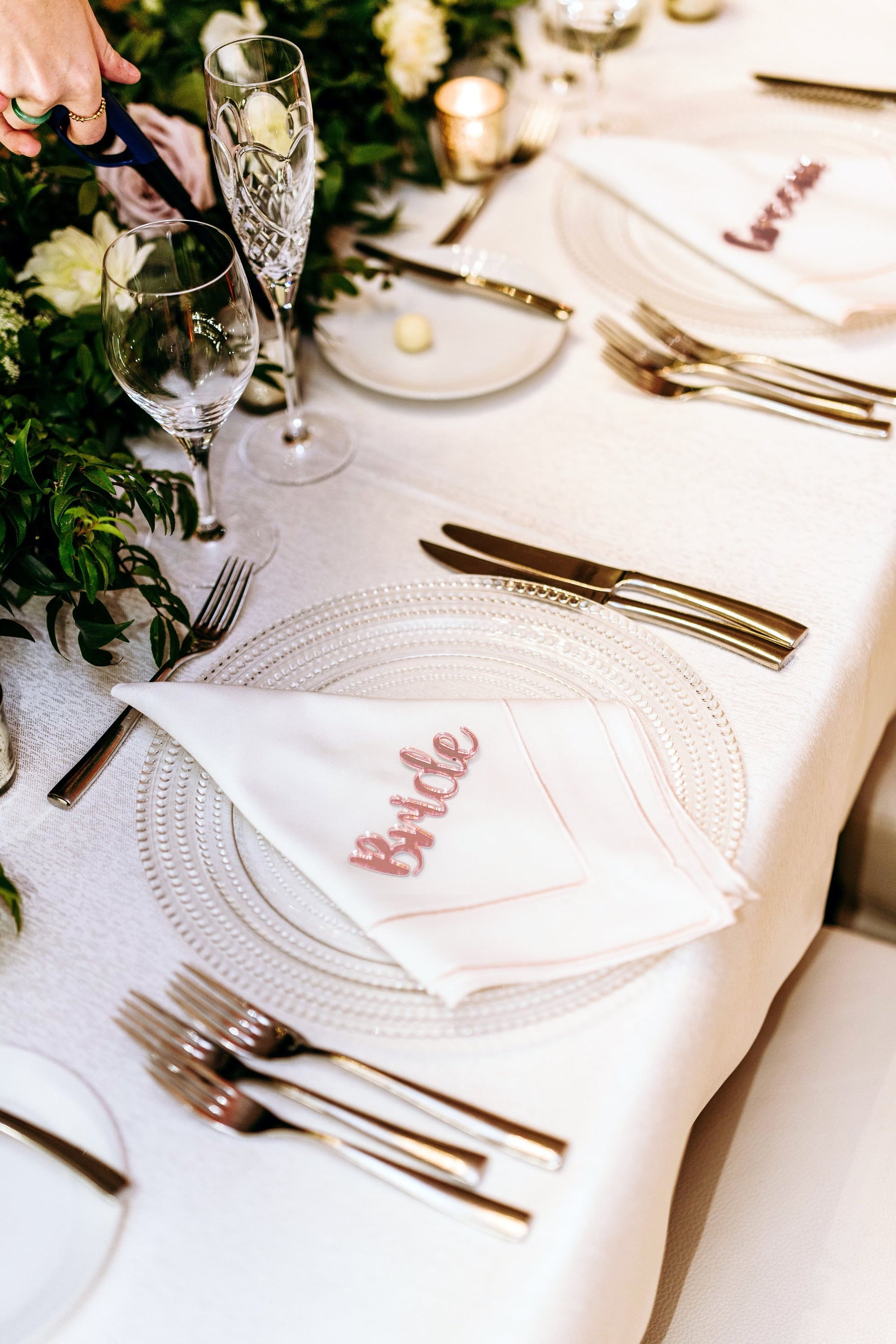 Custom Acrylic Name Sign, Wedding Table Decor, Wedding Table Place Cards, Custom Name in Acrylic, Custom Acrylic Name Tags