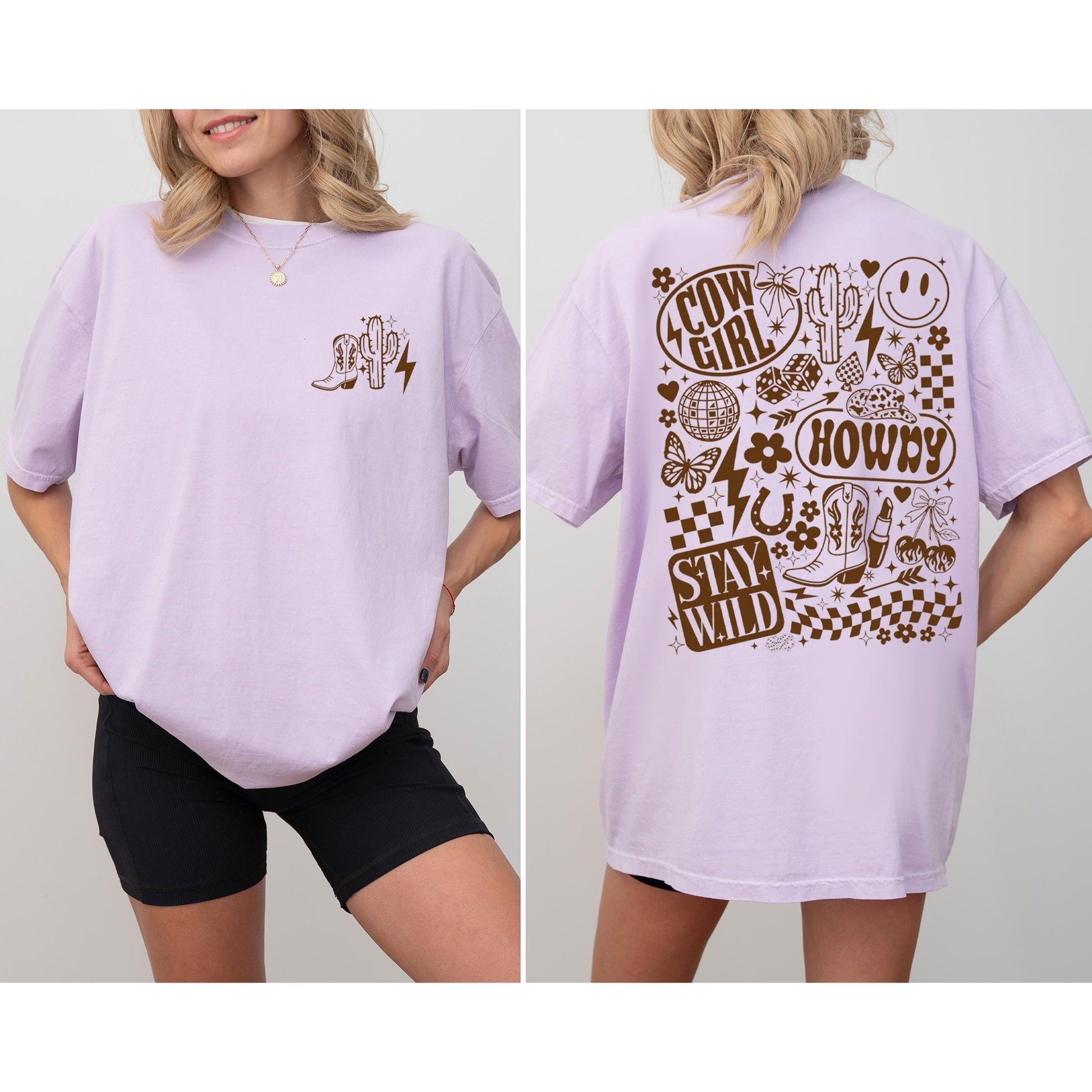 Comfort ColorsĀ® Western Howdy Shirt, Country Shirt, Western Cowgirl Shirt, Trendy Western Shirt, Southern Shirt, Country Concert Shirt