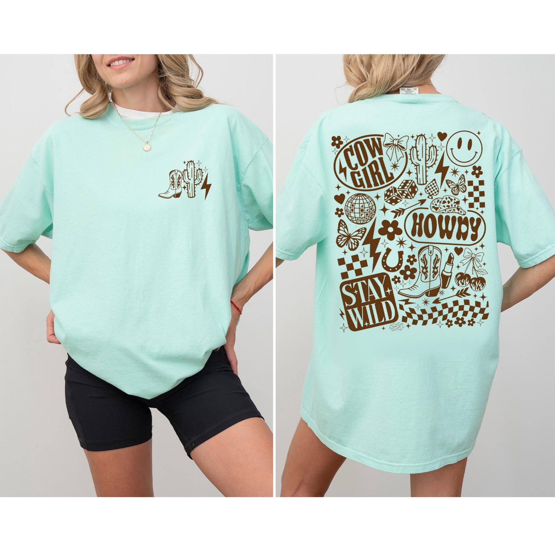 Comfort ColorsĀ® Western Howdy Shirt, Country Shirt, Western Cowgirl Shirt, Trendy Western Shirt, Southern Shirt, Country Concert Shirt