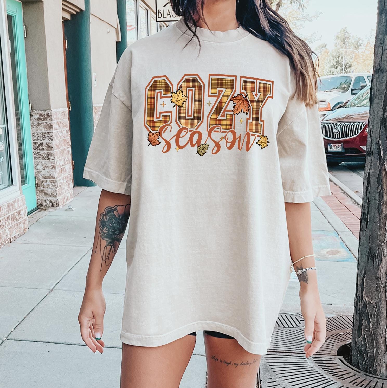 Cozy Season Sweatshirt T-Shirt, Halloween Sweatshirt or Tshirt, Pink Halloween, Trendy Halloween Outfit, Halloween Graphic Tee