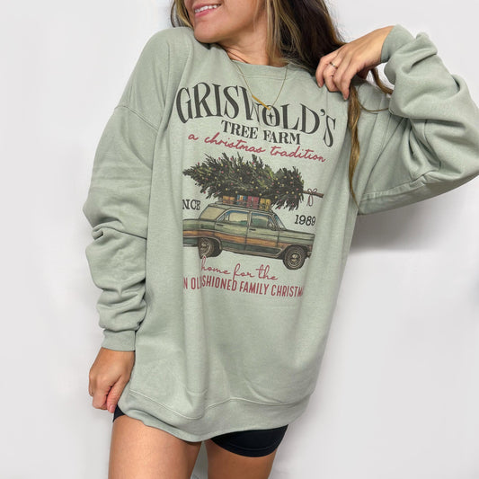 Griswold Christmas Sweatshirt, Griswold Christmas Tree Farm, Retro Griswold Christmas Shirt, Christmas Vacation Shirt, Christmas Sweatshirt