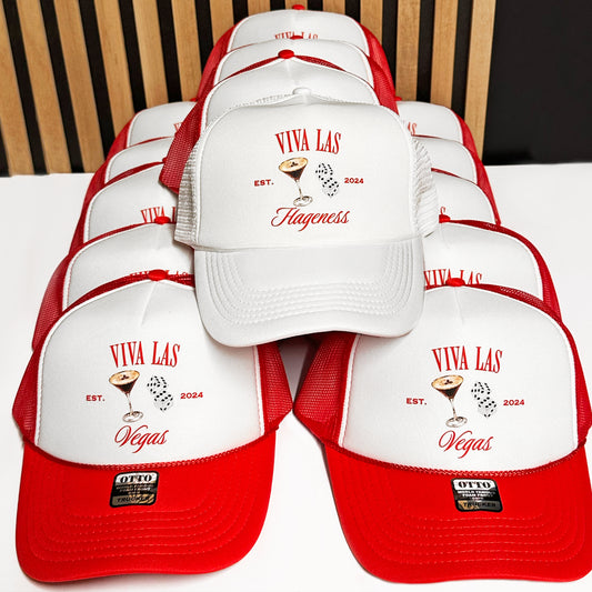 Custom Las Vegas Bachelorette Trucker Hats