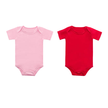 Wholesale Baby Short Sleeve Bodysuit - 100% Soft Cotton - Baby Blank Bodysuits - Baby Blanks - Wholesale Baby Blanks