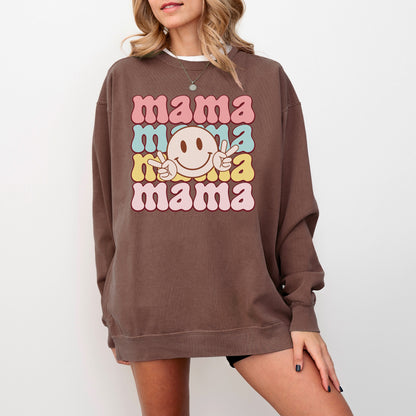 Mama Sweatshirt, Happy Mama Sweatshirt, Mothers Day Gift, Cool Mom, First Mothers Day Gift, Personalized Gift, Mom Life Shirt, New Mom Gift