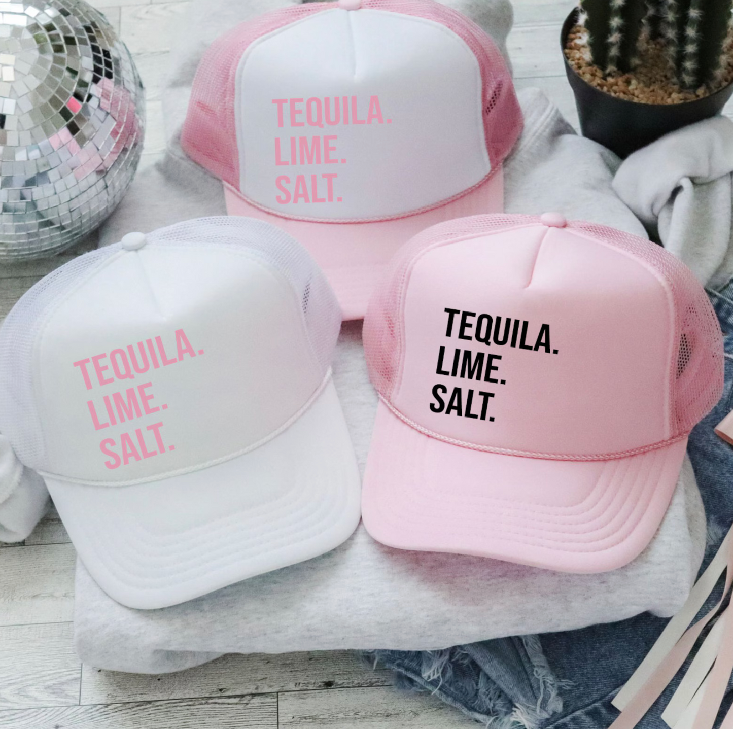 Tequila Lime Salt Trucker Hat