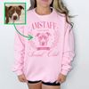 Custom Dog Social Club Pet T-Shirt with Photo & Name DTG Printed