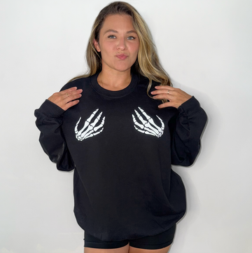 Skeleton Hands Sweatshirt