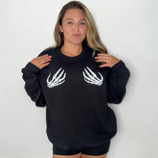 Skeleton Hands Sweatshirt