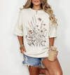 Wild Flower Graphic Sweatshirt or T-Shir, DTG Printed