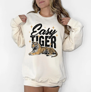 Easy Tiger Sweatshirt or T-Shirt, DTG Printed