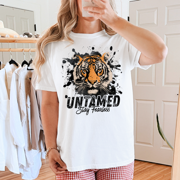 Untamed Stay Fearless T-Shirt or Sweatshirt, DTG Printed