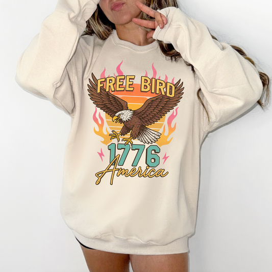 Freebird 1776 T-Shirt or Sweatshirt, DTG Printed
