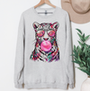 Pink Pattern Leopard T-Shirt or Sweatshirt, DTG Printed