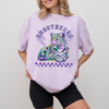 Unbothered Checkered Leopard T-Shirt or Sweatshirt, DTG Printed