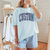 Custom Patriotic Letters Sweatshirt or T-Shirt, DTG Printed