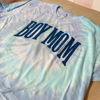 Custom Text Tye Dye Crop Top, DTG Printed