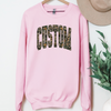 Custom Real Tree Camo Letters Sweatshirt or T-Shirt, DTG Printed