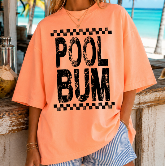 Pool Bum Sweatshirt or T-Shirt, DTG Printed
