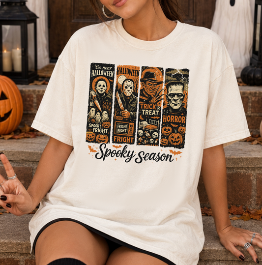 Spooky Season Halloween Sweatshirt or T-Shirt, DTG Printed