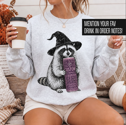 Custom Rocco Drink Halloween Sweatshirt or T-Shirt, DTG Printed