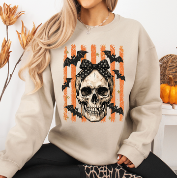 Cute Girly Skelly Sweatshirt or T-Shirt, DTG Printed