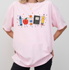 Cute Teacher Icons Sweatshirt or T-Shirt, DTG Printed