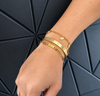 Custom Paperclip Bracelet, 18K Gold Plated