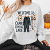 Welcome To Camp Crystal Lake  Halloween Sweatshirt or T-Shirt, DTG Printed