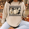 Cute Ghost Friends Halloween Sweatshirt or T-Shirt, DTG Printed