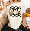 Cute Ghost Friends Halloween Sweatshirt or T-Shirt, DTG Printed