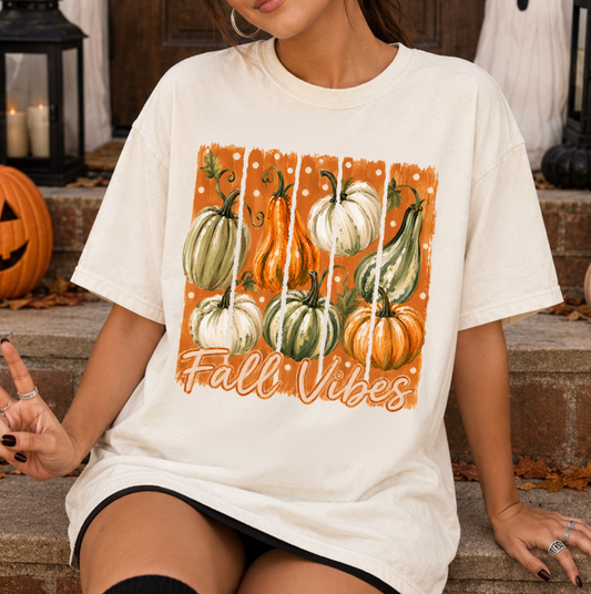 Fall Vibes Sweatshirt or T-Shirt, DTG Printed