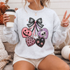 Girly Halloween Bow Icons Sweatshirt or T-Shirt, DTG Printed