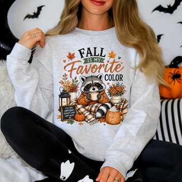 Rocco Fall Is My Favorite Color Sweatshirt or T-Shirt, DTG Printed