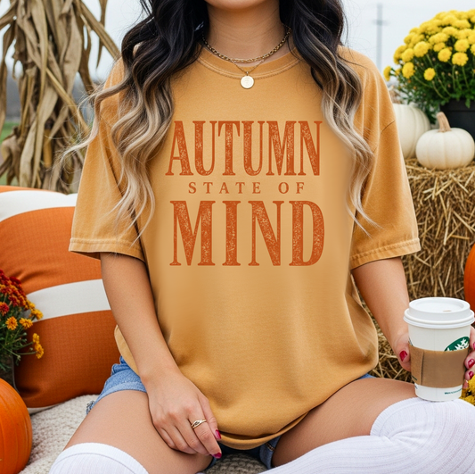 Monochromatic Autumn State of Mind T-Shirt or Sweatshirt, DTG Printed