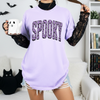 Spooky Bat Letters Monochromatic Sweatshirt or T-Shirt, DTG Printed