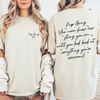 Keep Going Motivational Front & Back T-Shirt or Sweatshirt, DTG Printed