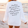 Keep Going Motivational Front & Back T-Shirt or Sweatshirt, DTG Printed