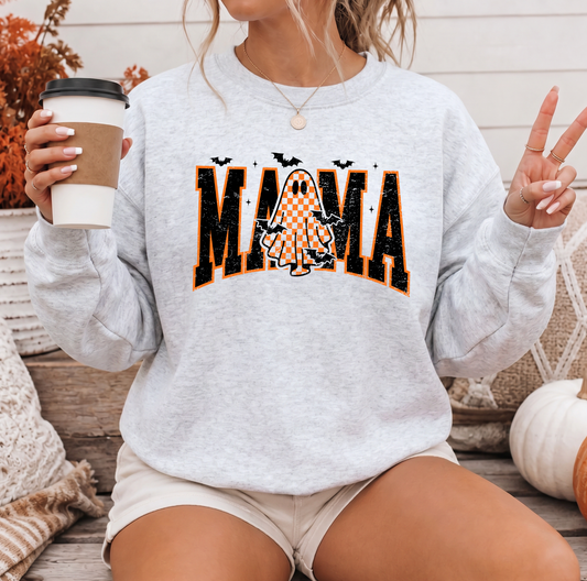 Halloween Mama T-Shirt or Sweatshirt, DTG Printed