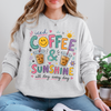 Iced Coffee and Sunshine T-Shirt or Sweatshirt, DTG Printed