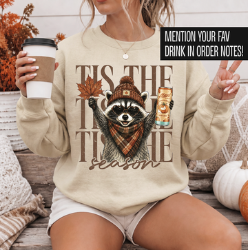 Custom Fall Beanie Rocco Drink Sweatshirt or T-Shirt, DTG Printed