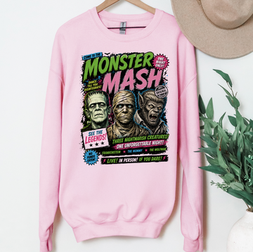 Trendy Monster Mash T-Shirt or Sweatshirt, DTG Printed
