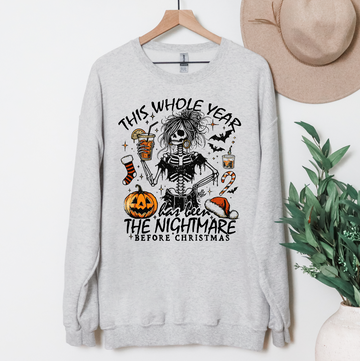 This Whole Year Has Been the Nightmare Before Christmas T-Shirt or Sweatshirt – DTG Printed