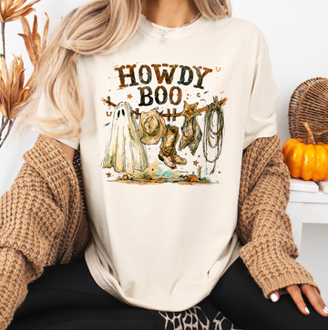Howdy Boo T-Shirt or Sweatshirt, DTG Printed