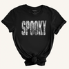 Spooky Disco Black Graphic Tee, DTG Printed