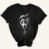 Ghost Black Graphic Tee, DTG Printed