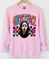 Retro Spooky Mask Halloween T-Shirt or Sweatshirt, DTG Printed