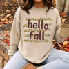 Hello Fall T-Shirt or Sweatshirt, DTG Printed