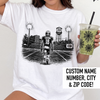 Custom Text Football T-Shirt or Sweatshirt, DTG Printed