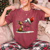 Santa and Deer Boop Shirt or Sweatshirt, DTG Printed