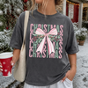 Large Christmas Bow Shirt or Sweatshirt, DTG Printed